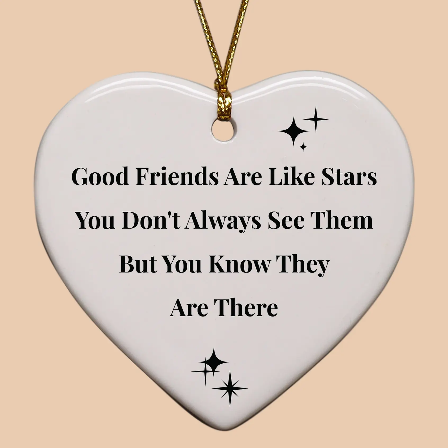 Good Friends Heart Ornament