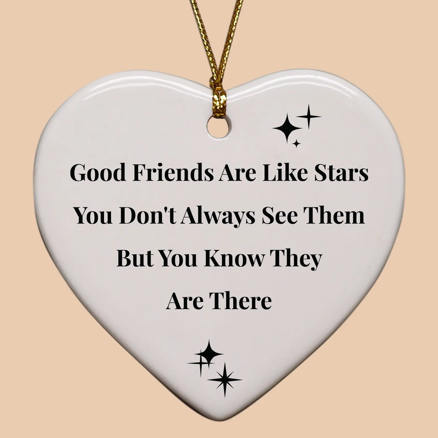 Good Friends Heart Ornament