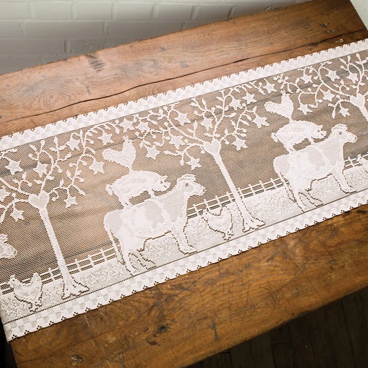 White Farmhouse 14X60 Runner