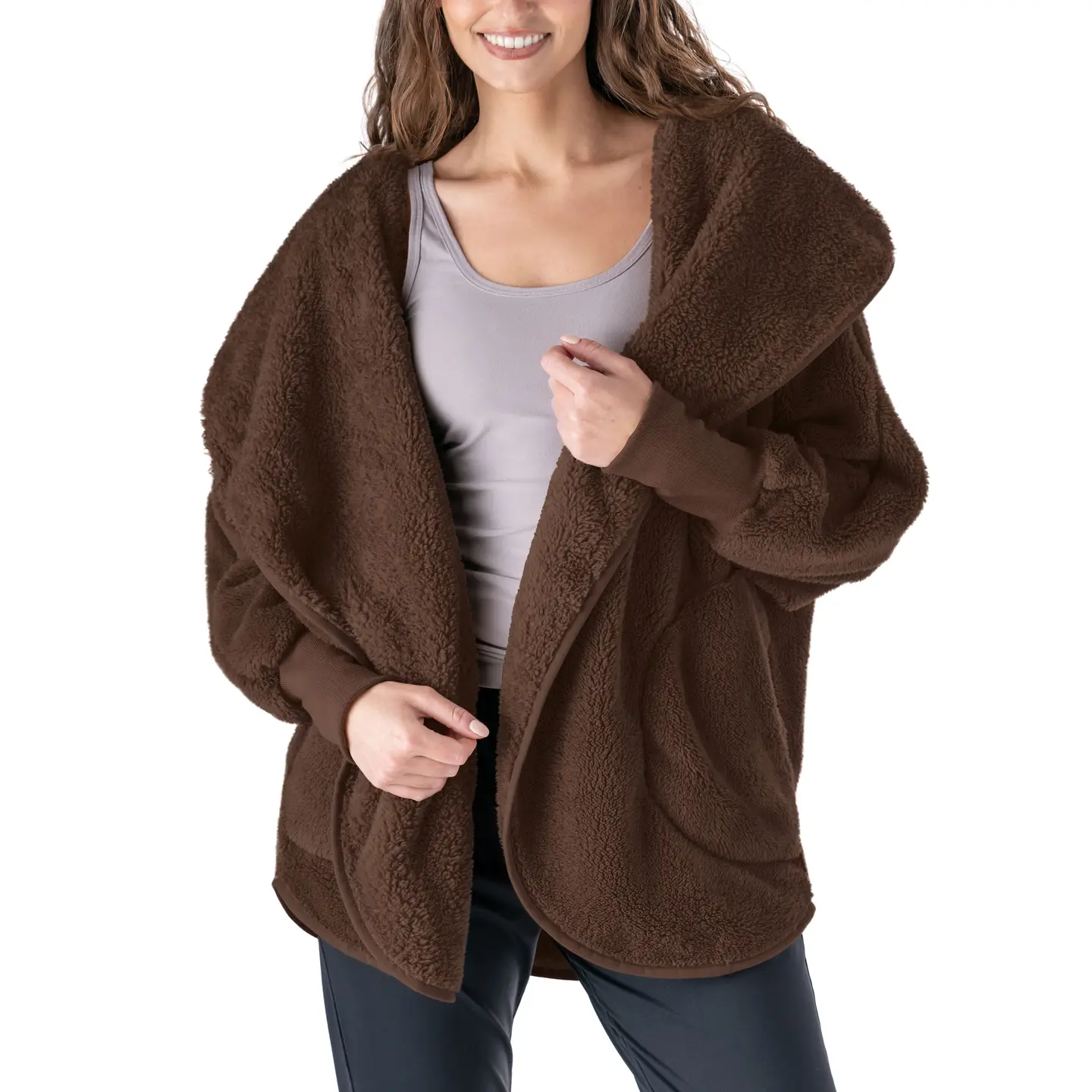 Mocha Packable Cardigan