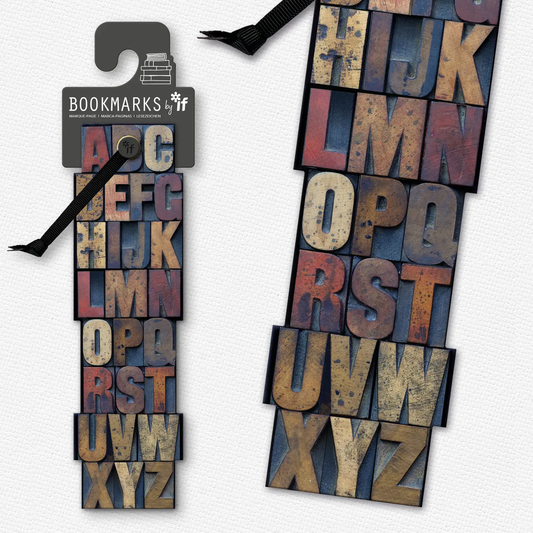 LETTER PRESS BOOKMARK