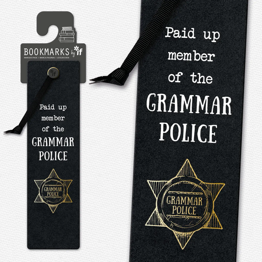 GRAMMAR POLICE BOOKMARK