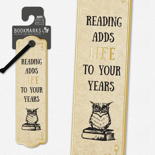 LIFE TO YOUR YEARS BOOKMARK