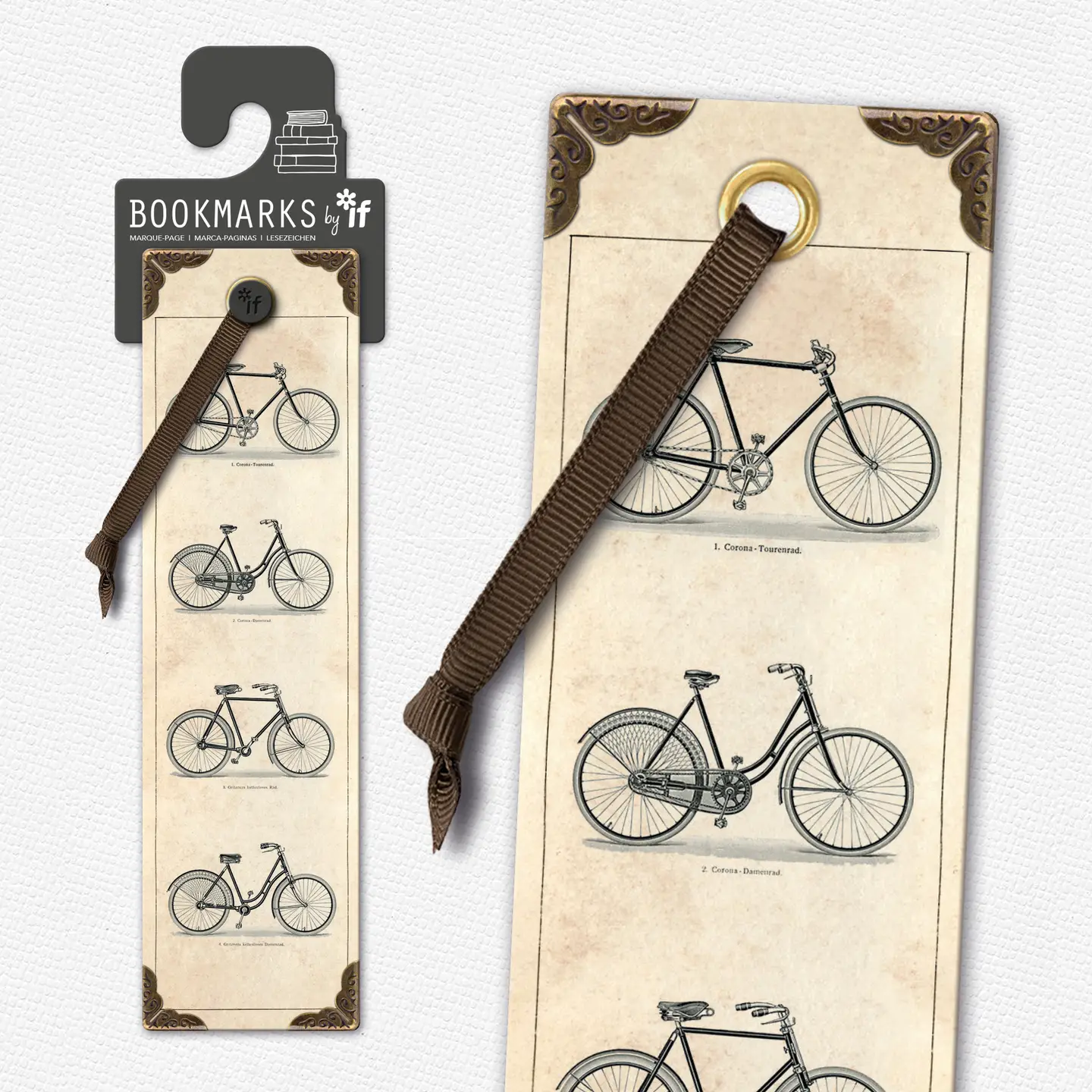 BICYCLES VINTAGE BOOKMARK