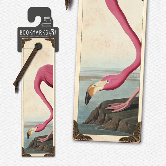 FLAMINGO VINTAGE BOOKMARK