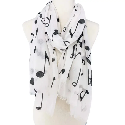 Music Notes Scarf