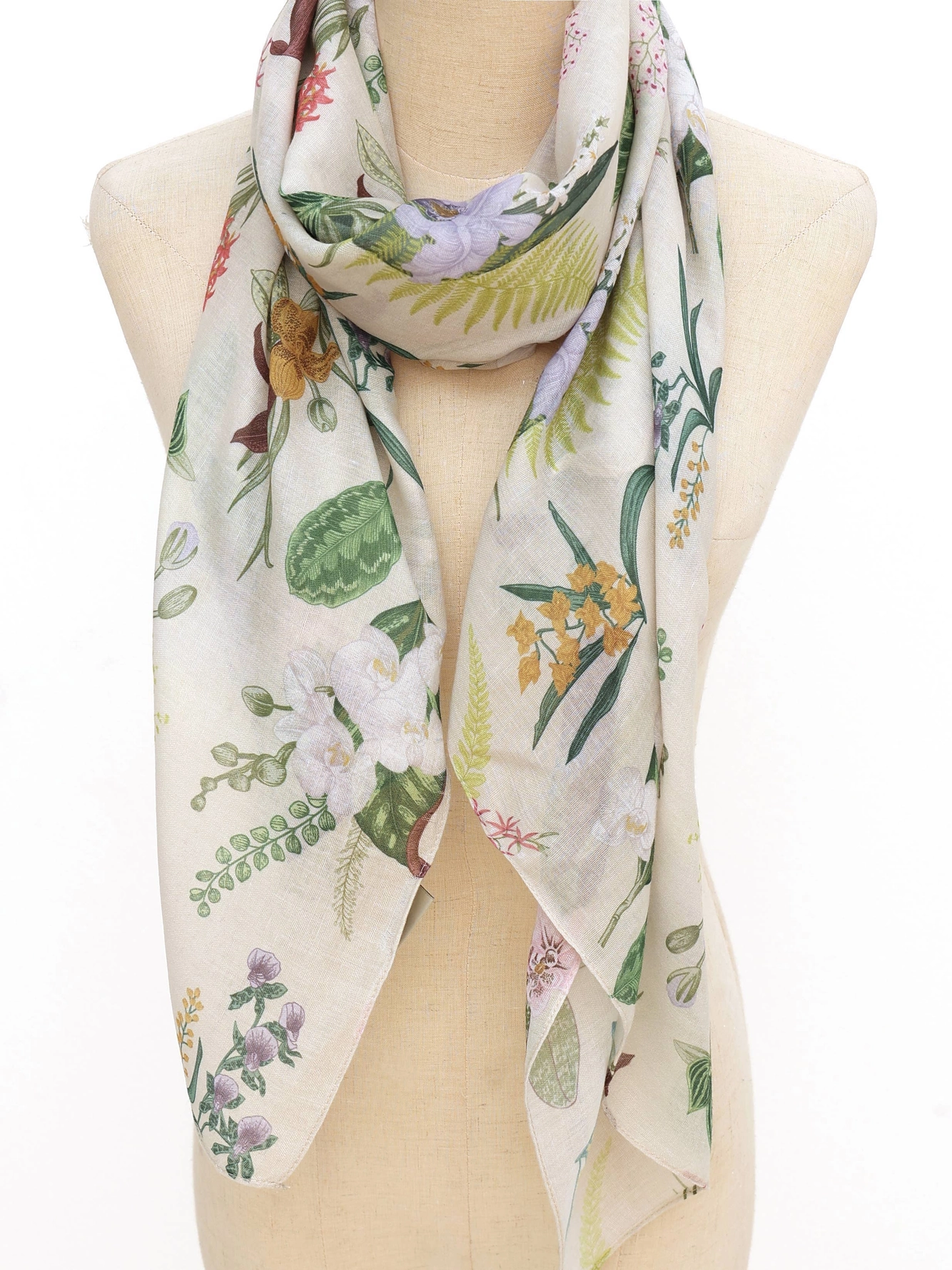 Botanical Print Scarf