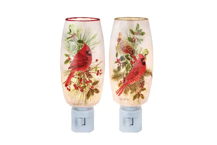 Cardinals On Greens Night Light