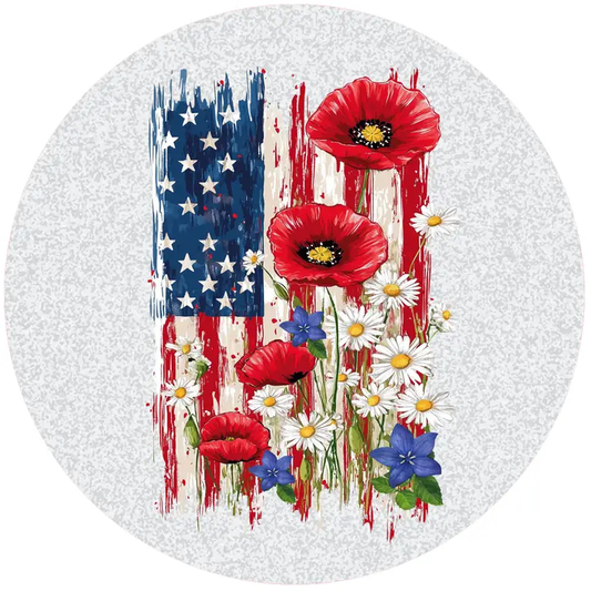 American Floral Glass Jar Opener