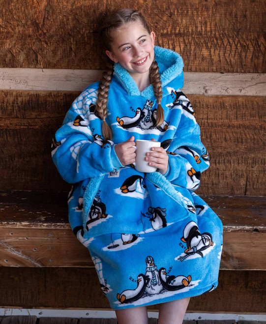 Out Cold Kid Blanket Hoodie