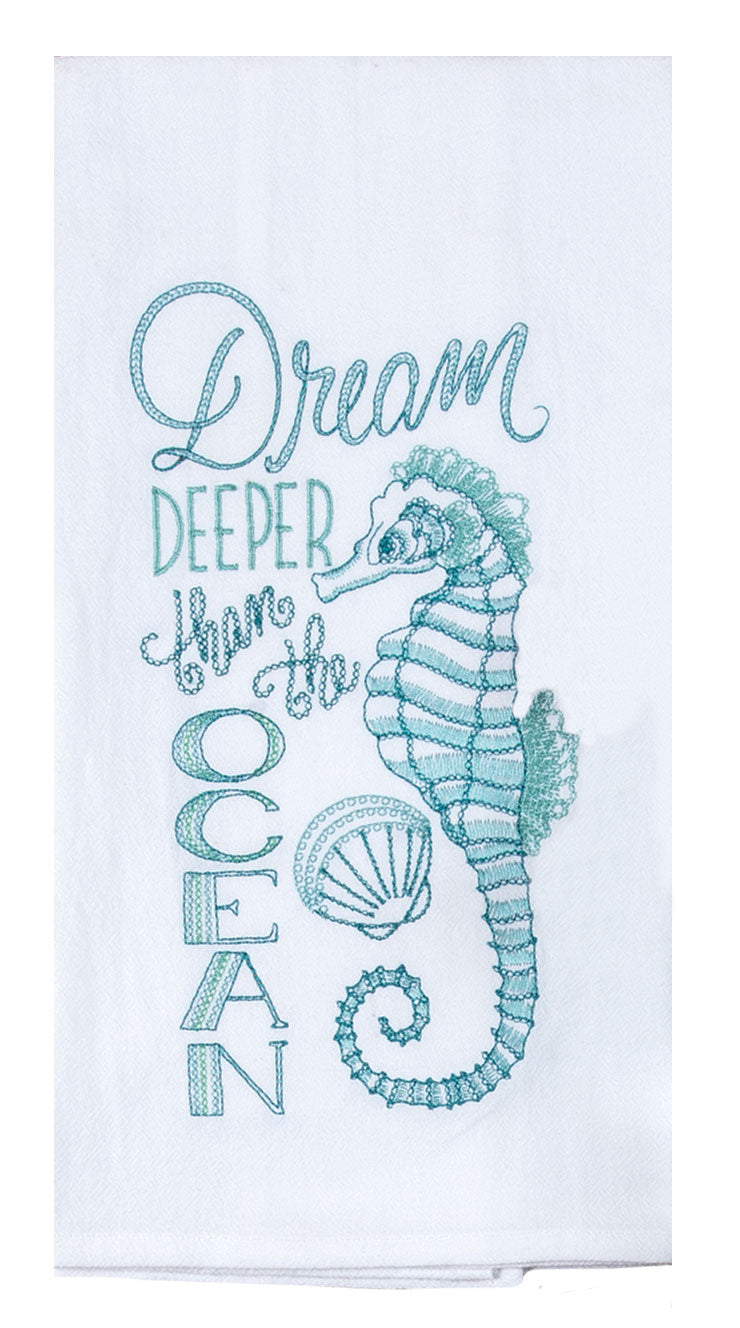 DREAM DEEPER EMB FOUR SACK TOWEL