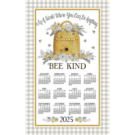 2025 BEE KIND Calendar Towel