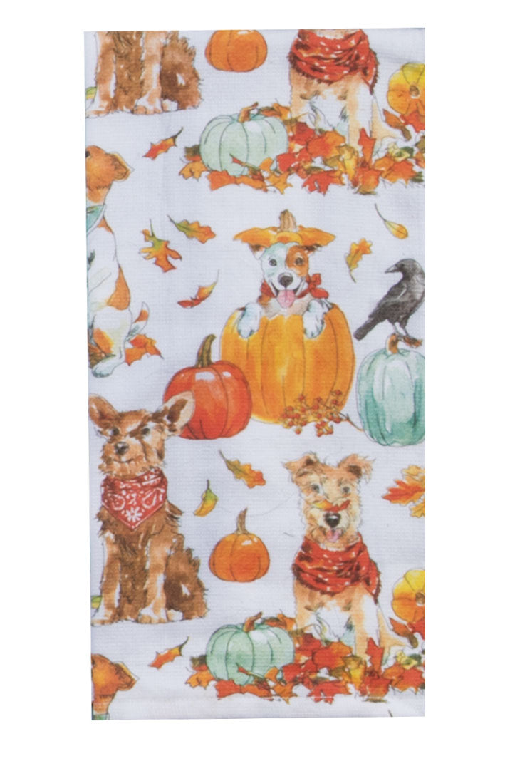 AUTUMN DOGS DUAL PURPOSE TOWEL