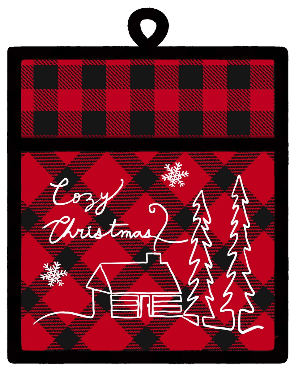 COZY CHRISTMAS POCKET MITT