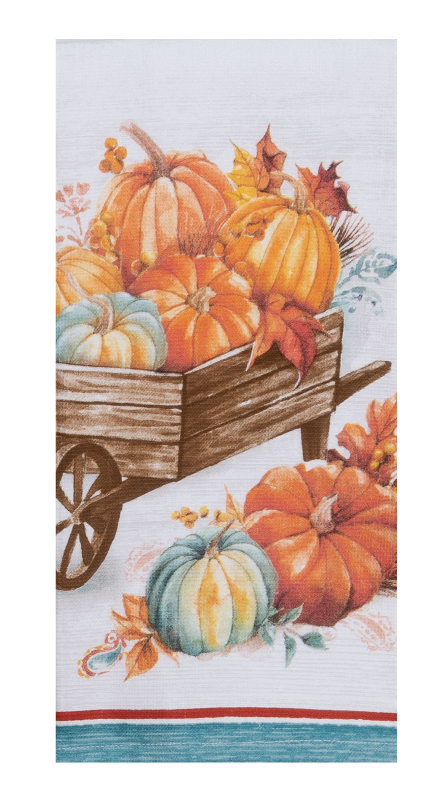 Pumpkin Wheelbarrow Dual Purpose Towel