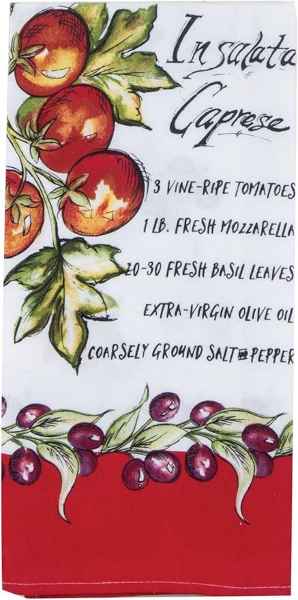 *Caprese Flour Sack Towel