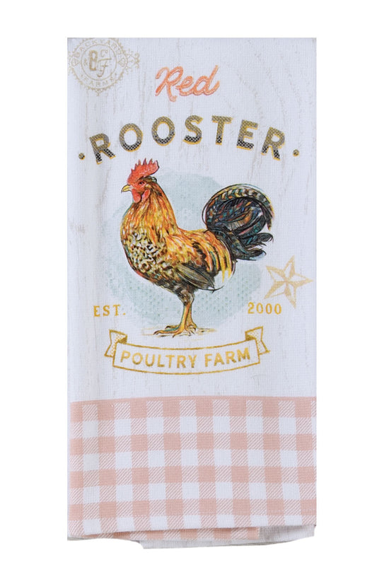 RED ROOSTER DUAL PURPOSE TOWEL