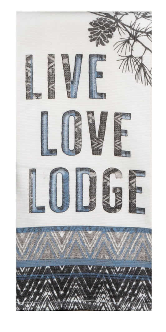 LIVE LOVE LODGE DUAL PURPOSE TOWEL