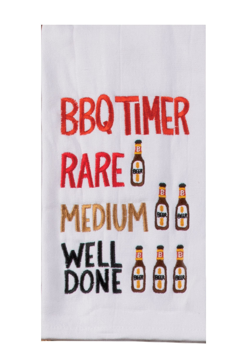 BBQ TIMER Dual Purpose Towel