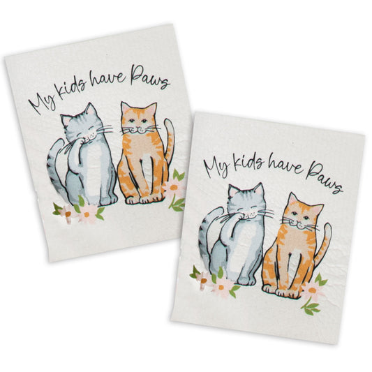 Curious Kittens 2 PACK SWEDISH CLOTHS
