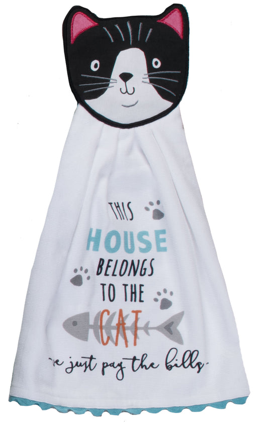 Cat House Hang Ups Towel