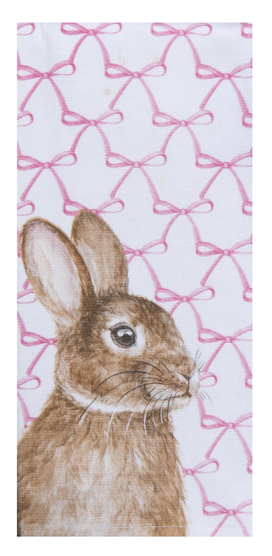 BUNNIES & BOWS DUAL PURPOSE TOWEL