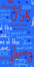 HAPPY BIRTHDAY WORDS AMERICA DP TOWEL