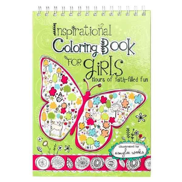 Inpirational Wire Bound Coloring Book