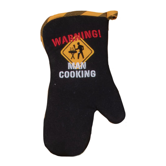 *Warning BBQ Oven Mitt