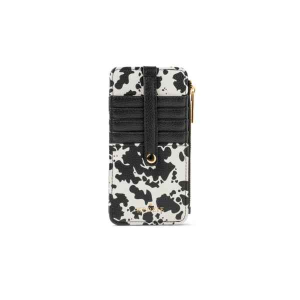 Cow Print Essentails Only Zip Wallet