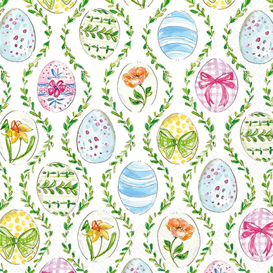 Easter Bunny Eggs Luncheon Napkin