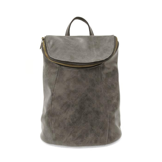 Grey Alyssa Distressed Backpack
