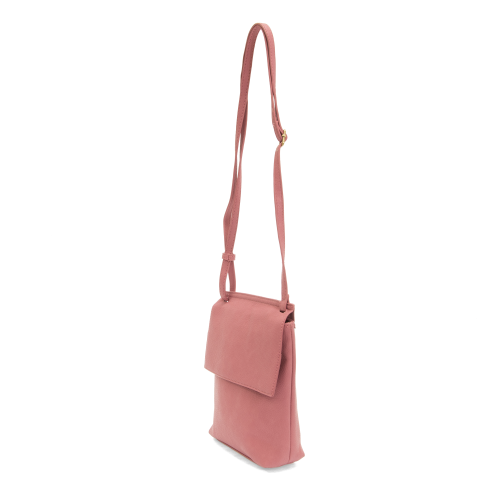 Raspberry Aimee Front Flap Crossbody Bag