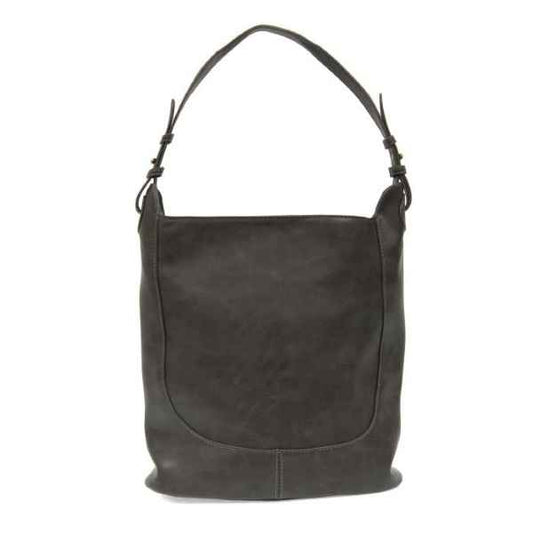 Charcoal Adele Large Bucket Bag