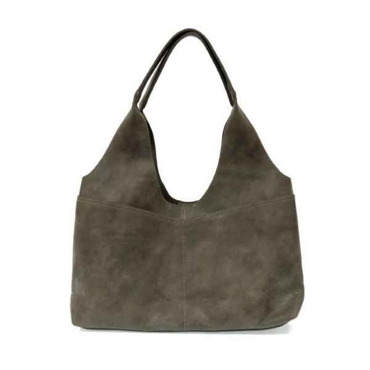Khaki 4 Pocket Hobo w/Crossbody