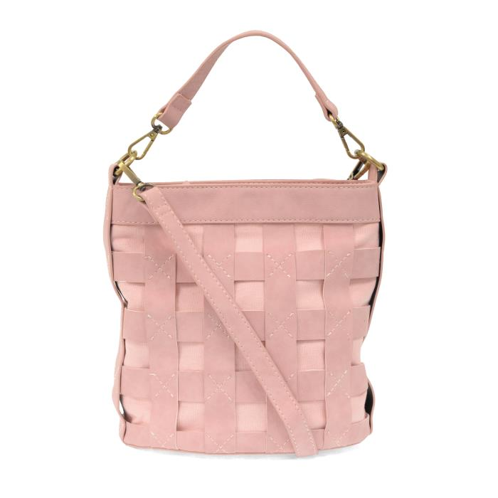 Blush Brianna Cage Bucket Bag