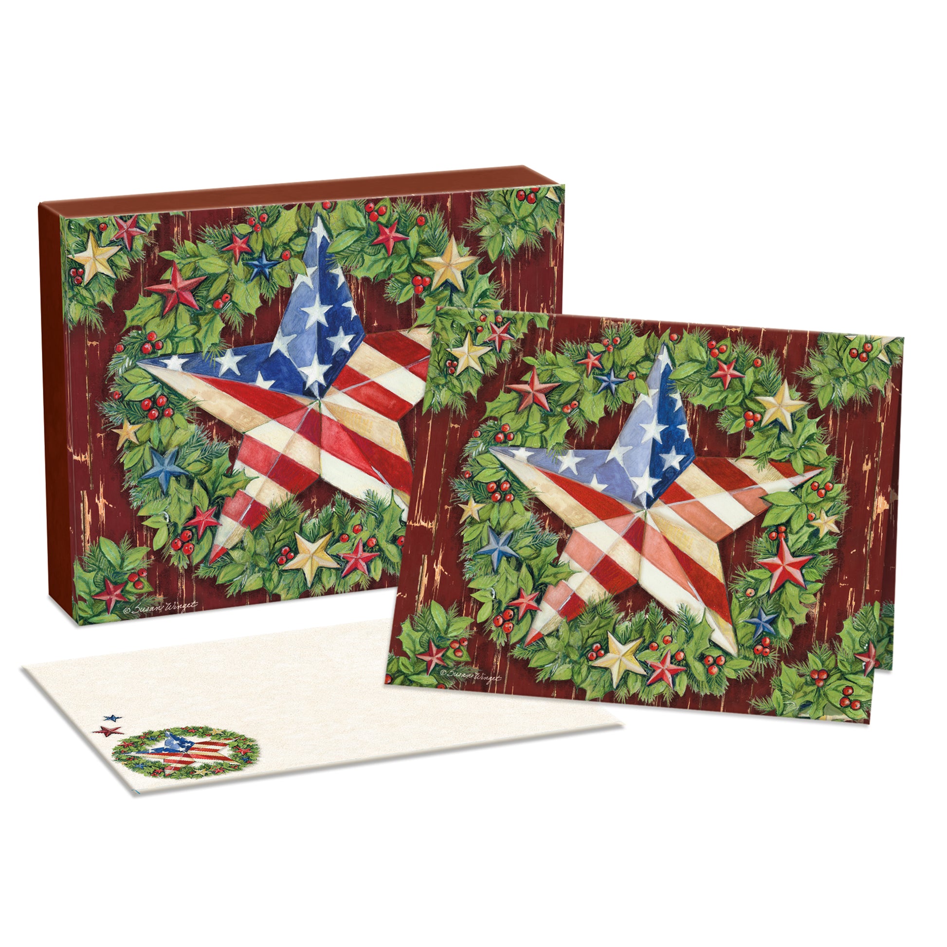 AMERICANA Christmas BOXED CHRISTMAS CARDS