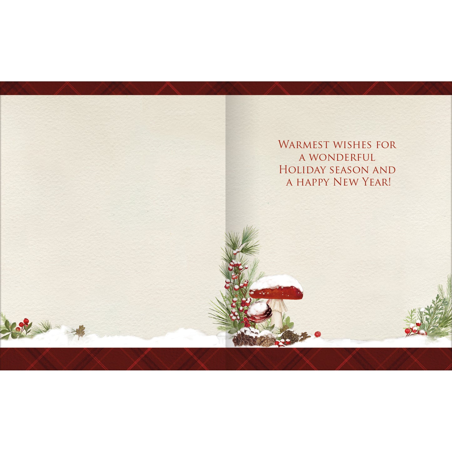 HOLIDAY MUSHROOMS BOXED CHRISTMAS CARDS