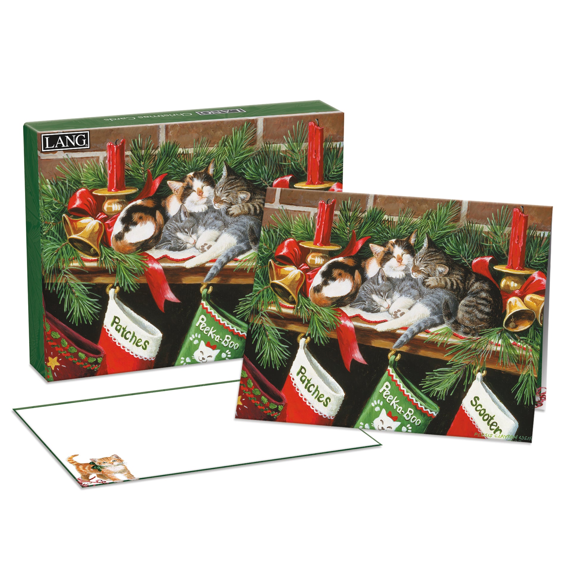 WAITING FOR SANTA BOXED CHRISTMAS CARDS