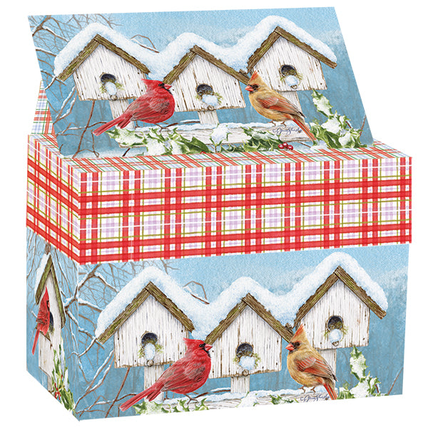 Cardinal Birdhouse Recipe Box