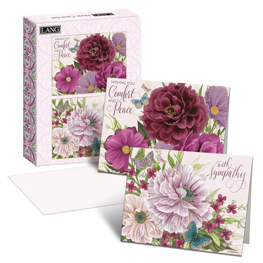 Midnight Garden Sympathy Note Card Set