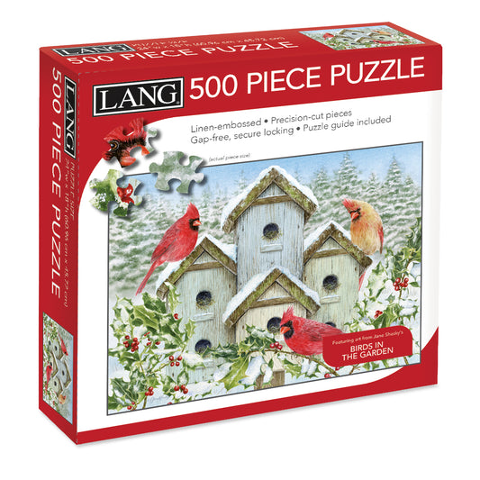 CARDINAL BIRDHOUSE 500PC PUZZLE