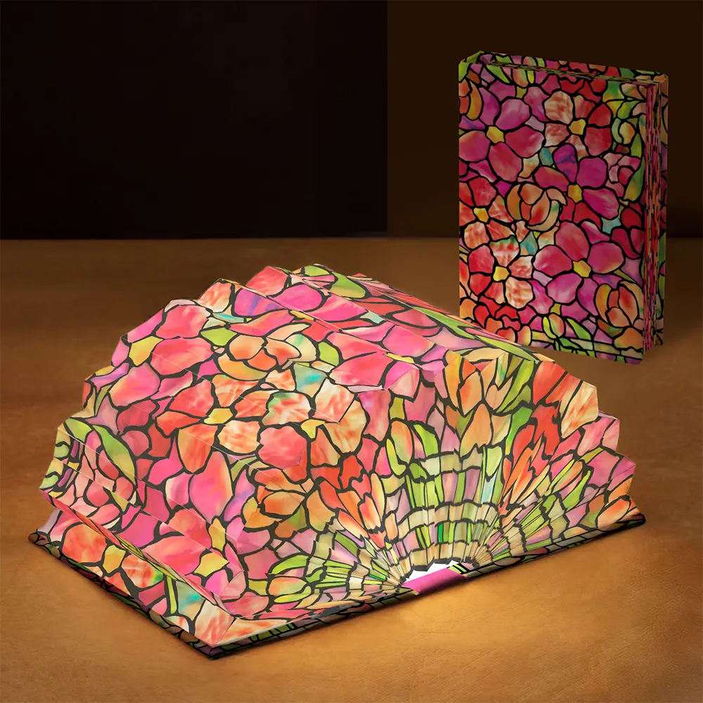 Tiffany Pink Peony Lightbook
