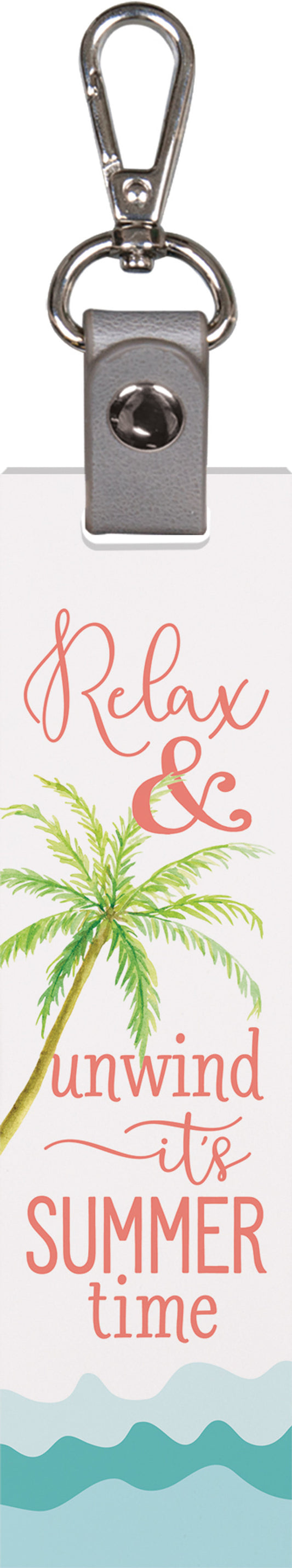 Relax & Unwind Palm Tree Keychain