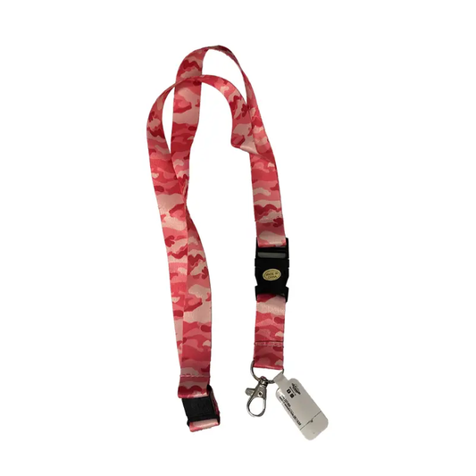 Pink Camo Breakaway Lanyard