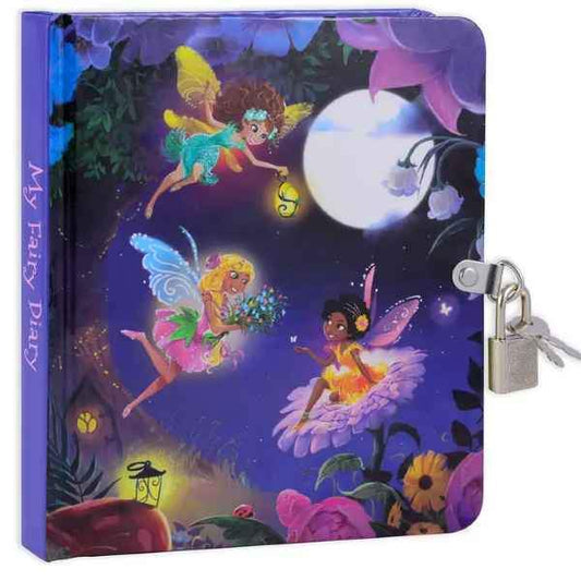 Fairy Glow in the Dark Locking Diary