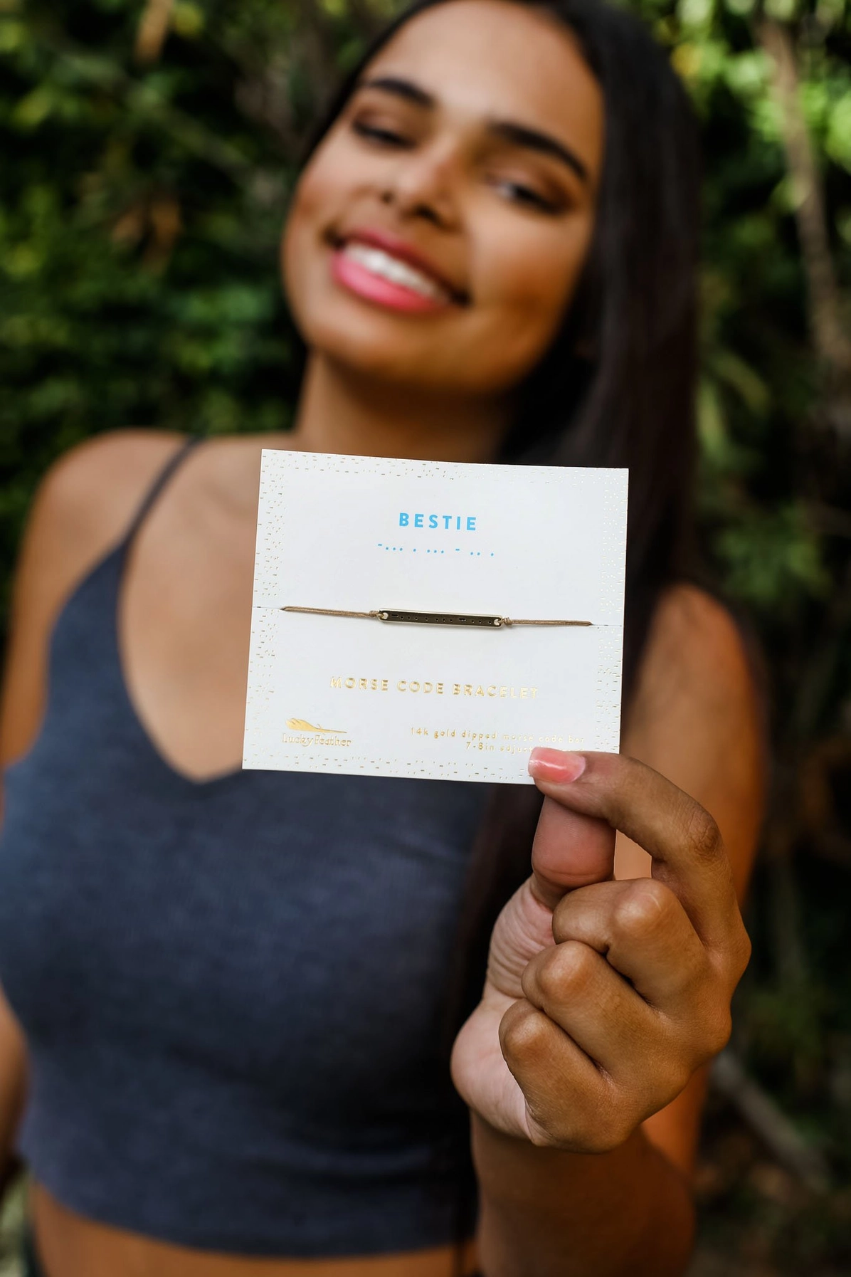 BESTIE MORSE CODE BRACELET