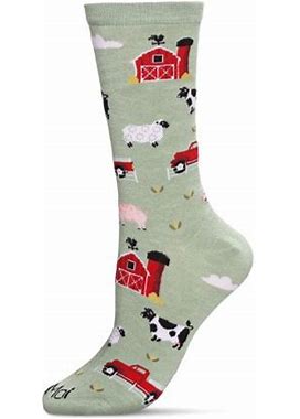 Farm Fun Bamboo Crew Socks