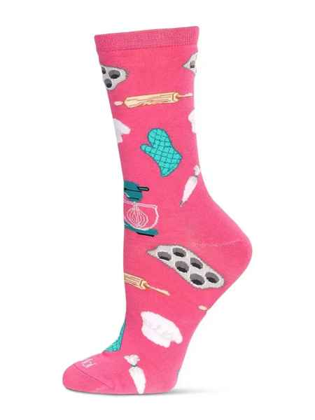 Pink Baking Socks