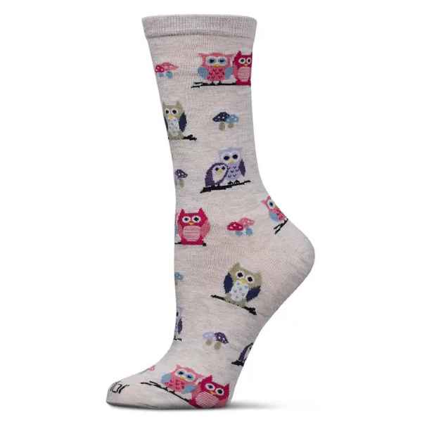 It's Owl Good Bamboo Crew Socks